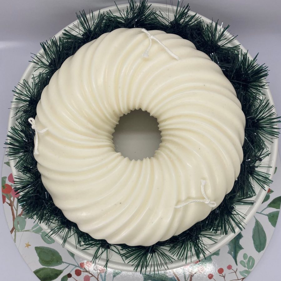 Christmas Wreath White 22cm